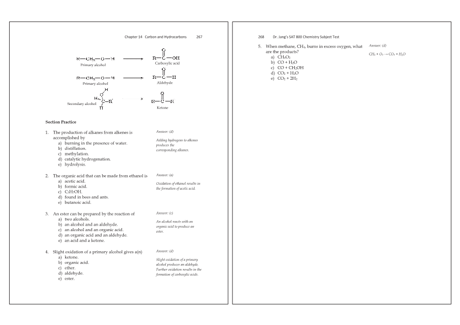 Dr.jang's SAT 800 Chemistry