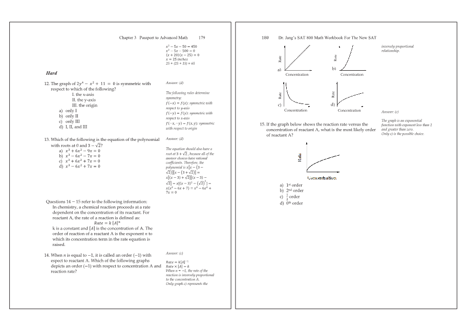 Dr.jang's SAT 800 Math