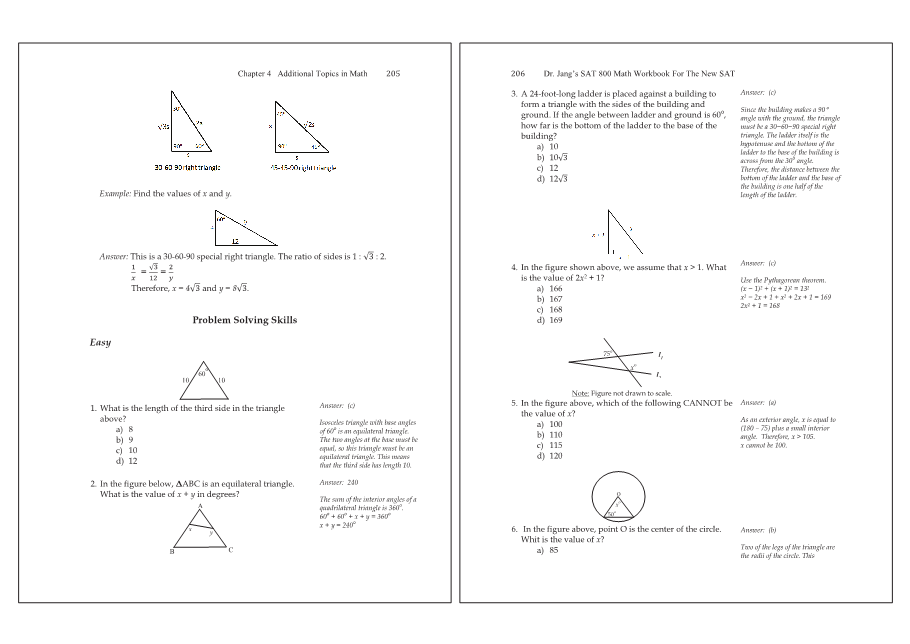 Dr.jang's SAT 800 Math