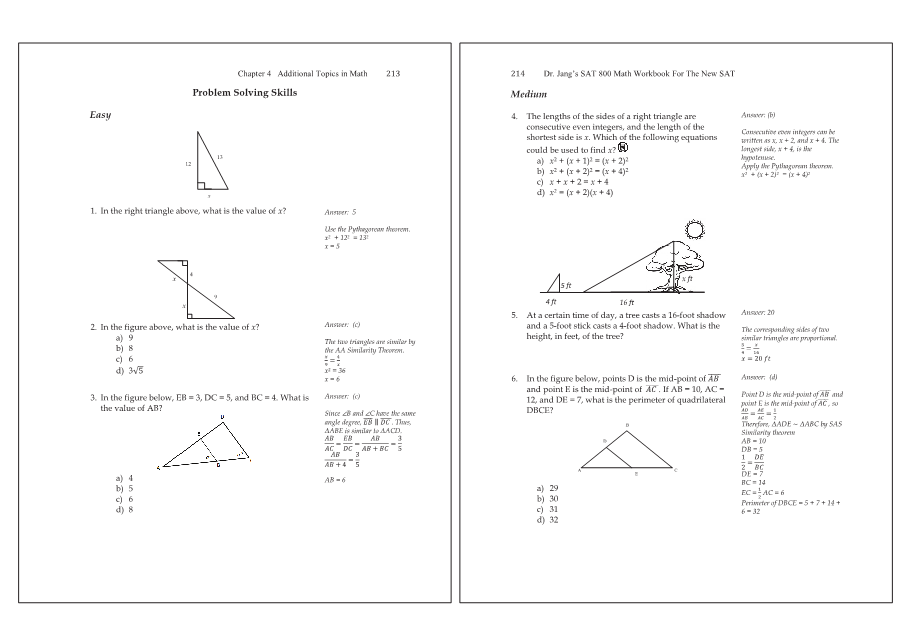 Dr.jang's SAT 800 Math