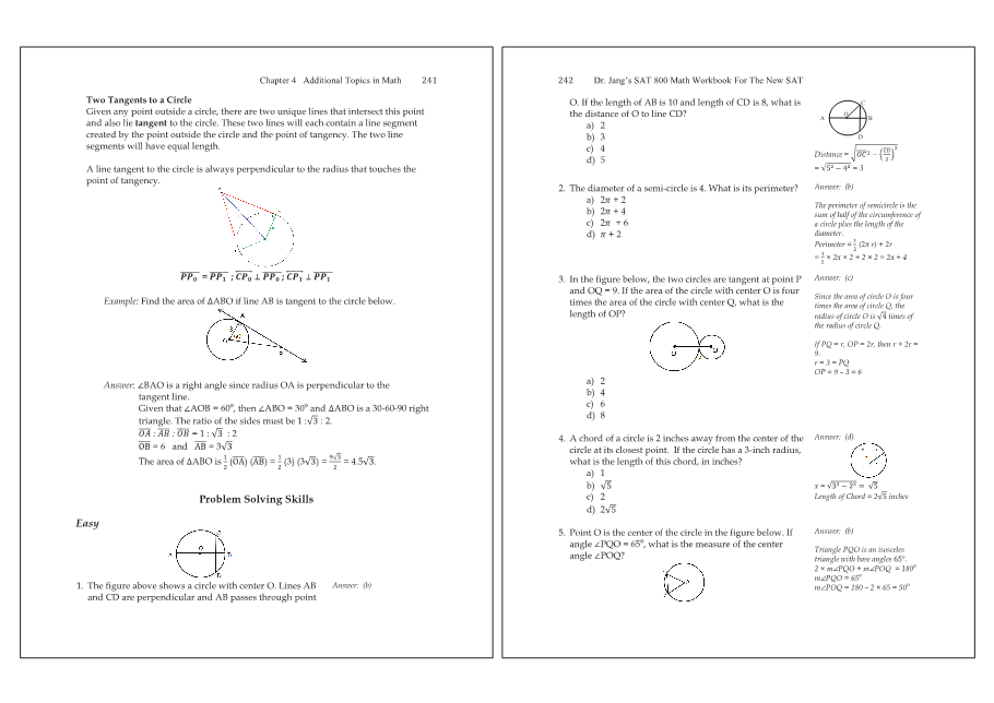 Dr.jang's SAT 800 Math