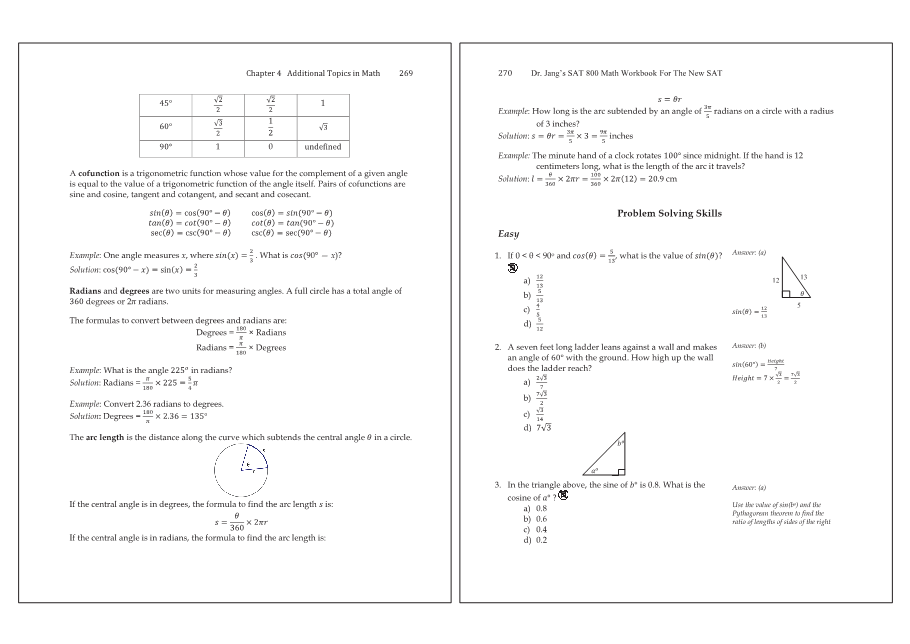 Dr.jang's SAT 800 Math