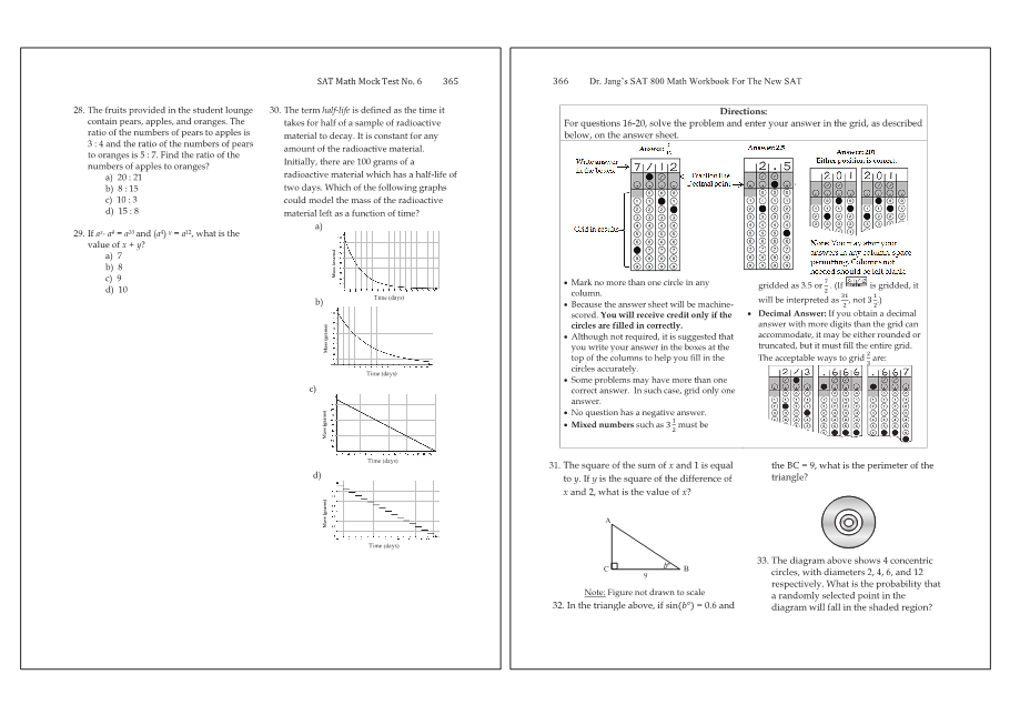 Dr.jang's SAT 800 Math
