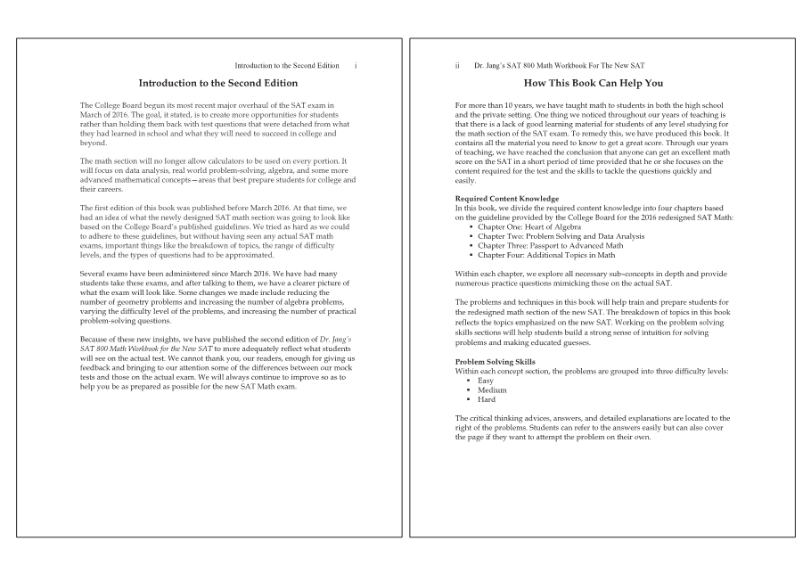 Dr.jang's SAT 800 Math