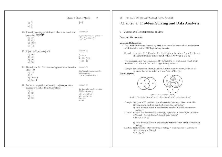 Dr.jang's SAT 800 Math