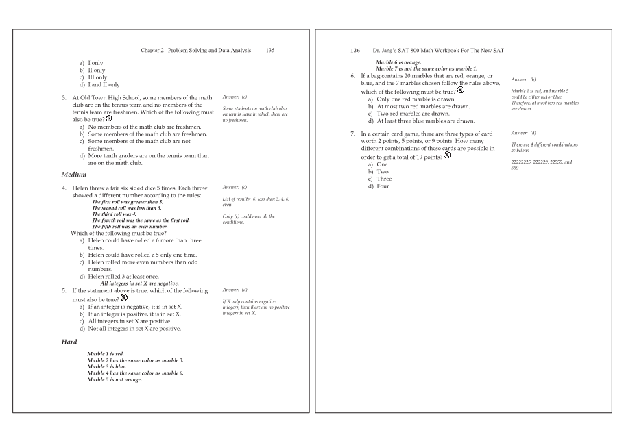 Dr.jang's SAT 800 Math