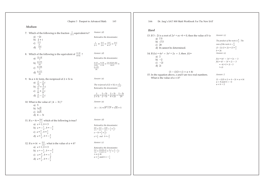 Dr.jang's SAT 800 Math