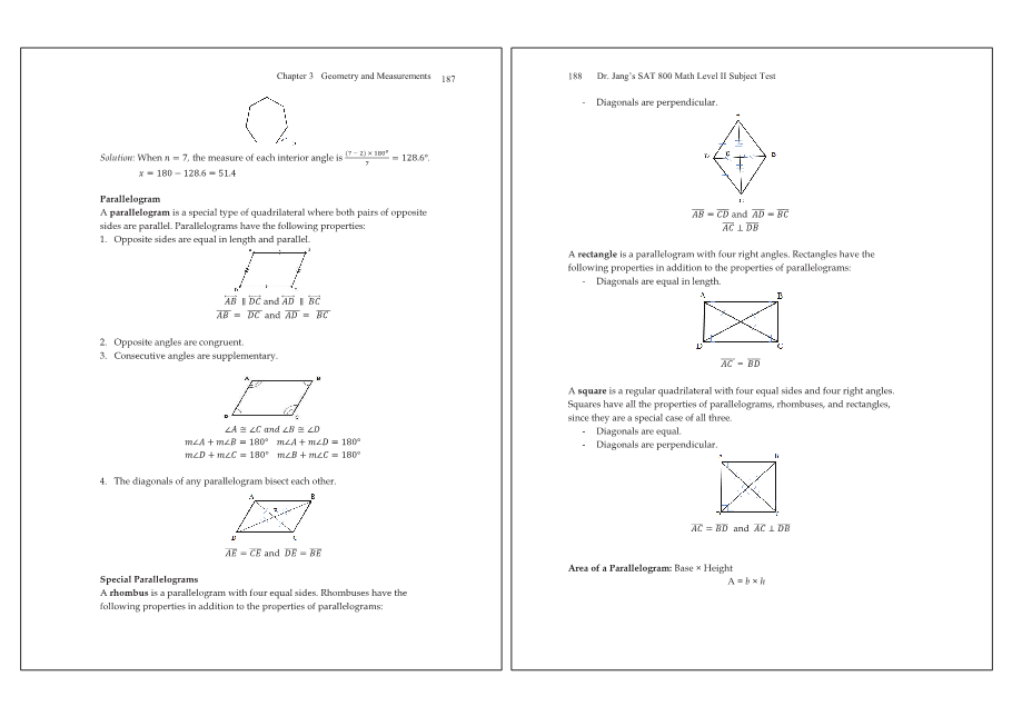 Dr.jang's SAT 800 Math2