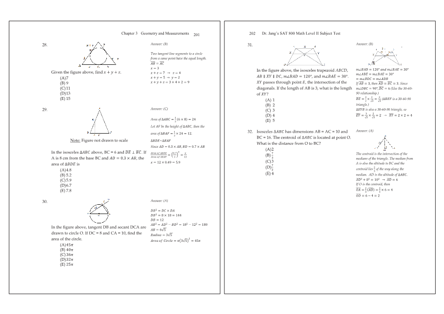 Dr.jang's SAT 800 Math2