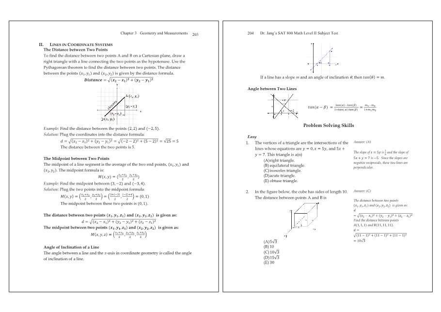 Dr.jang's SAT 800 Math2