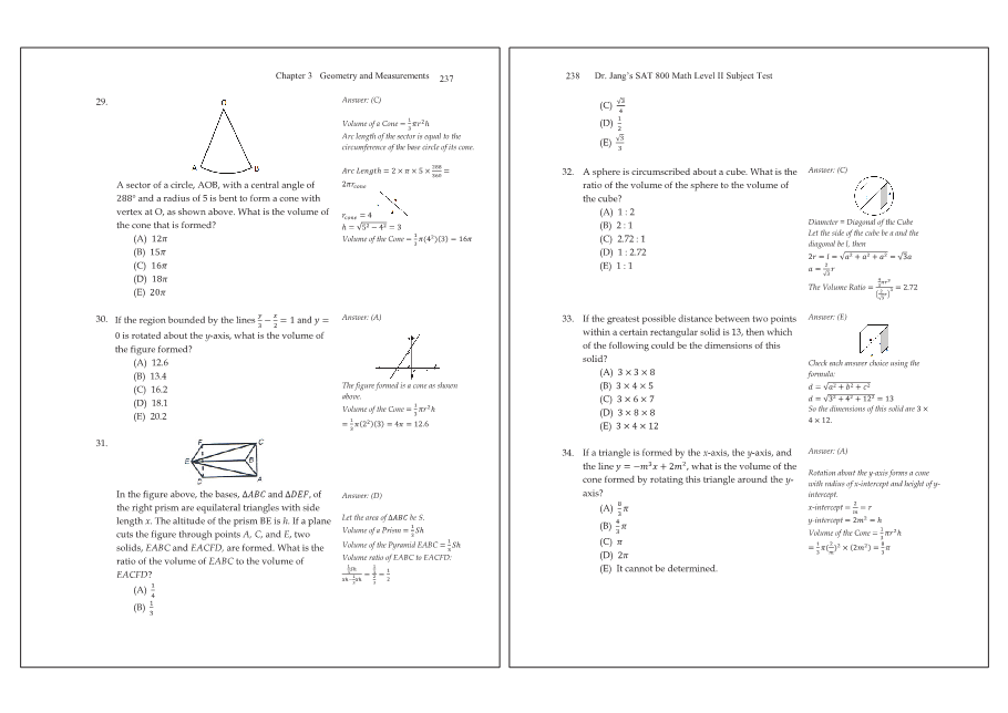 Dr.jang's SAT 800 Math2