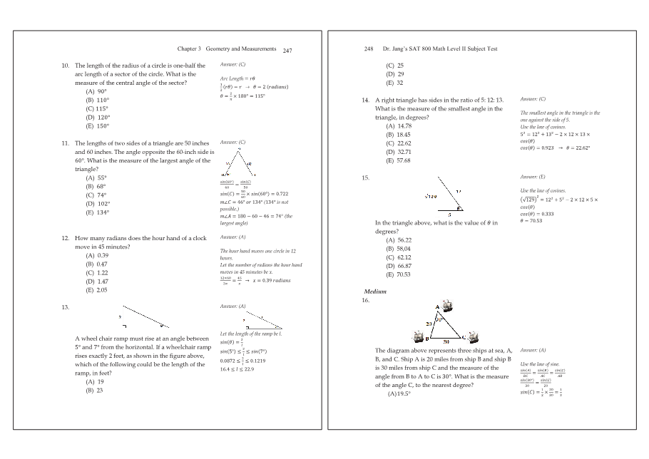 Dr.jang's SAT 800 Math2