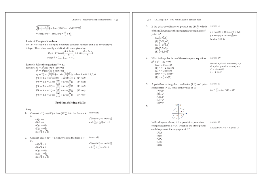 Dr.jang's SAT 800 Math2