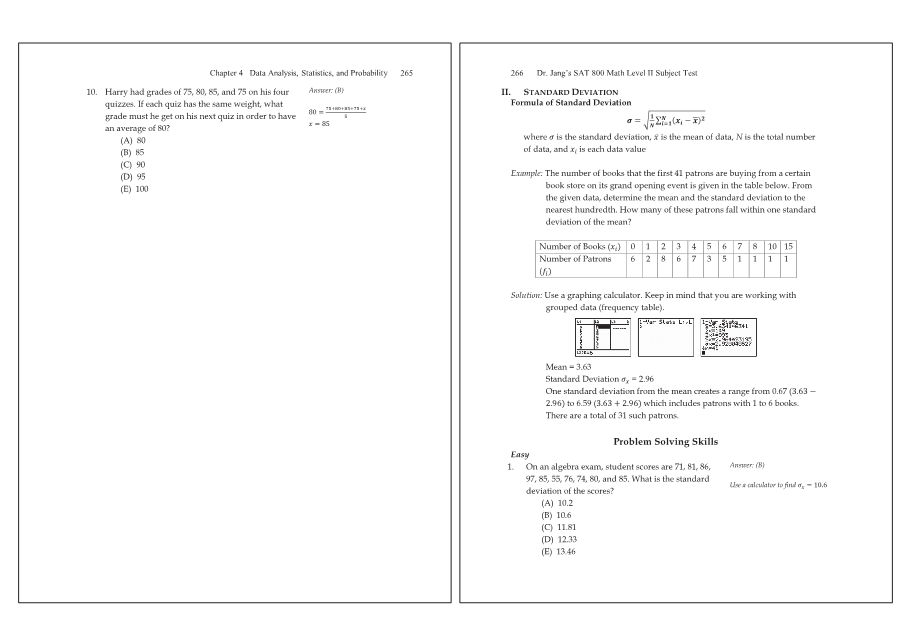Dr.jang's SAT 800 Math2