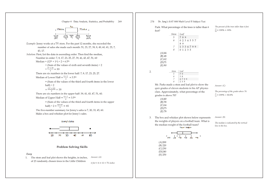 Dr.jang's SAT 800 Math2