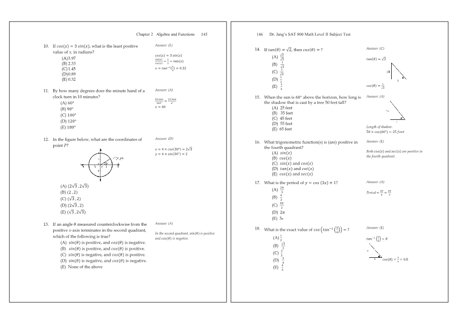 Dr.jang's SAT 800 Math2