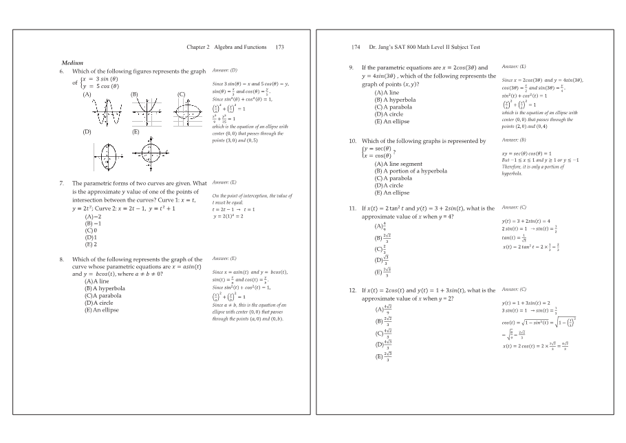 Dr.jang's SAT 800 Math2