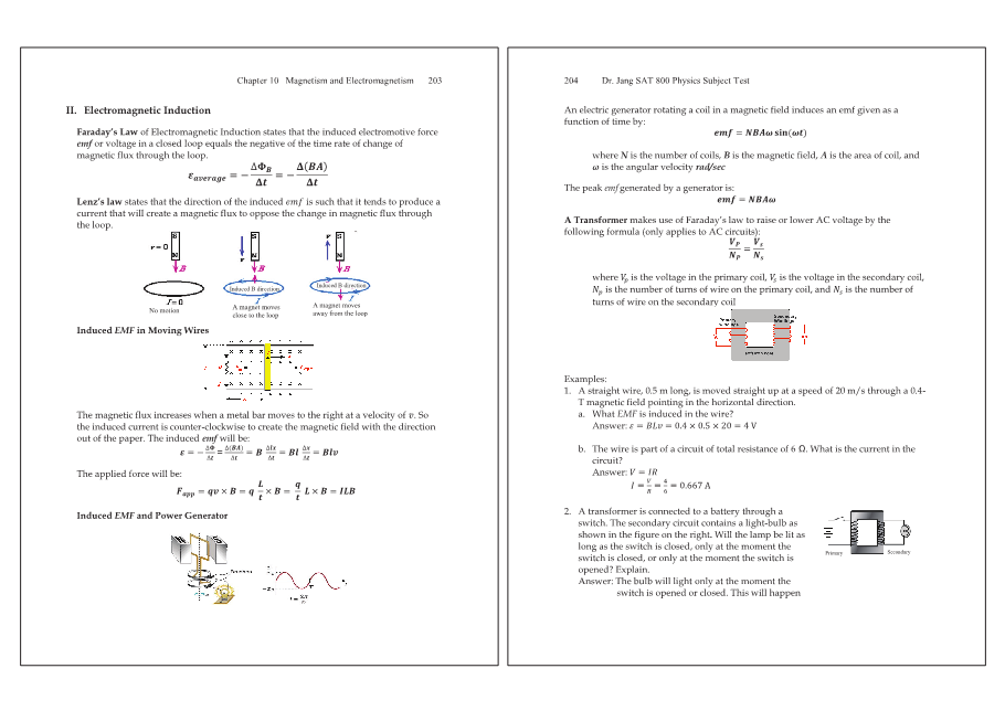 Dr.jang's SAT 800 Physics