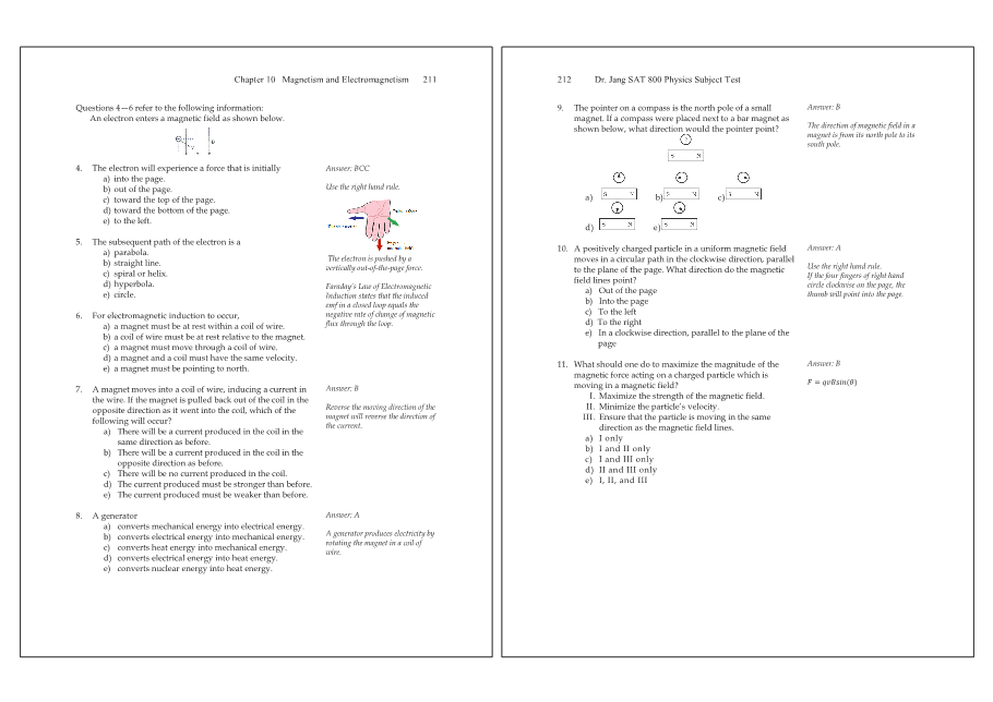 Dr.jang's SAT 800 Physics