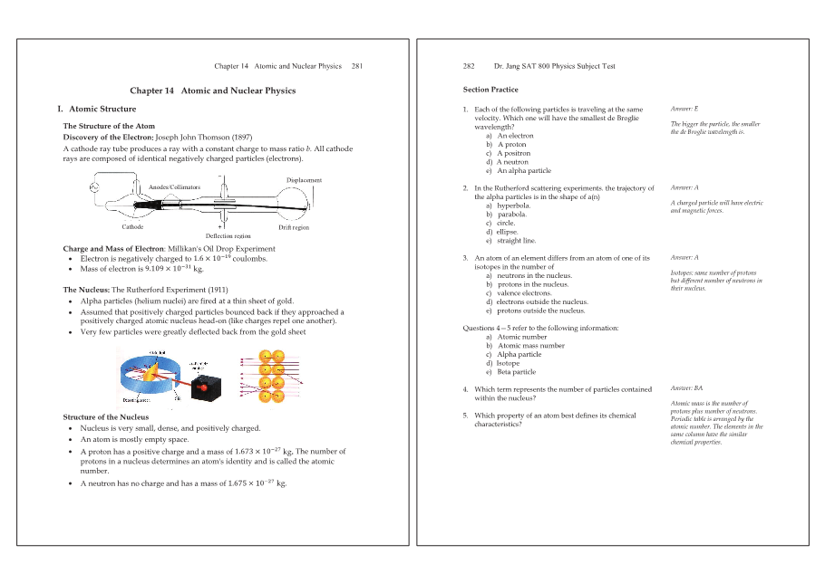 Dr.jang's SAT 800 Physics