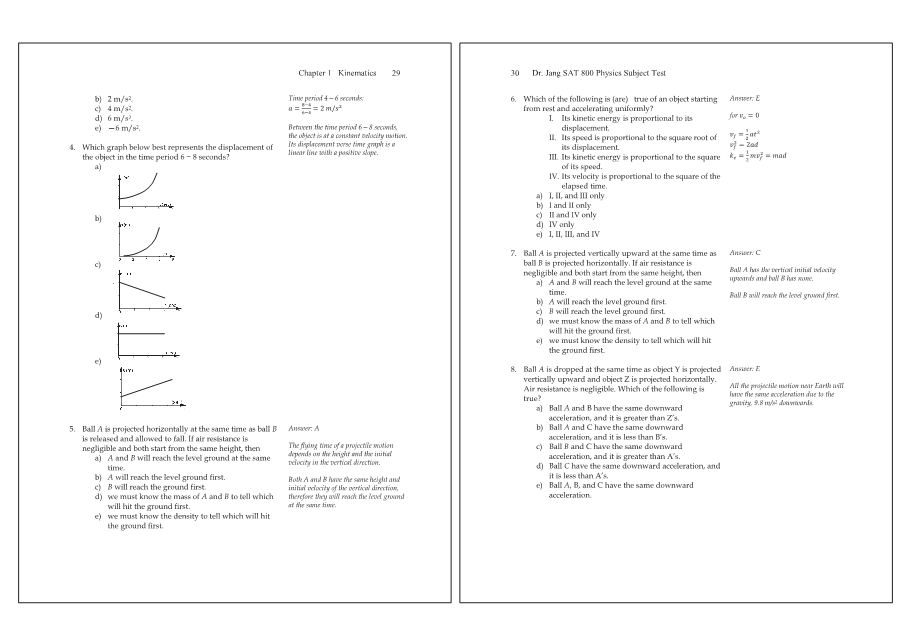 Dr.jang's SAT 800 Physics