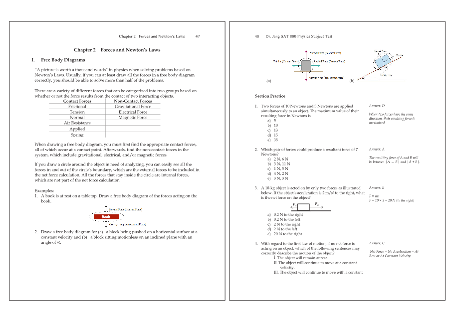 Dr.jang's SAT 800 Physics