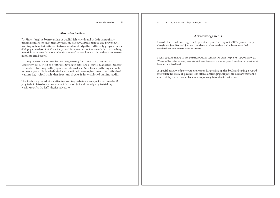 Dr.jang's SAT 800 Physics