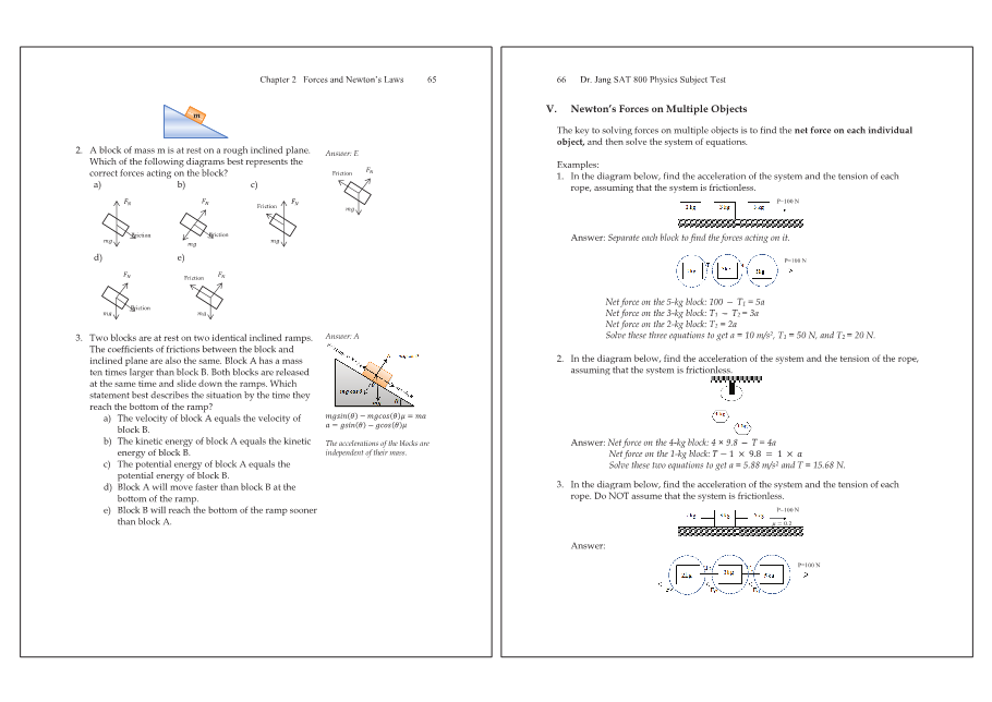 Dr.jang's SAT 800 Physics