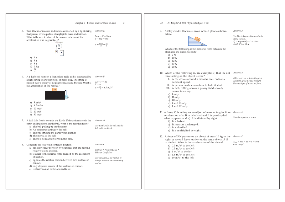 Dr.jang's SAT 800 Physics