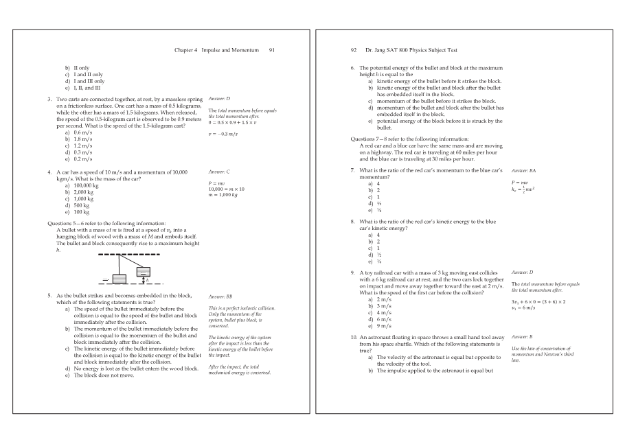 Dr.jang's SAT 800 Physics