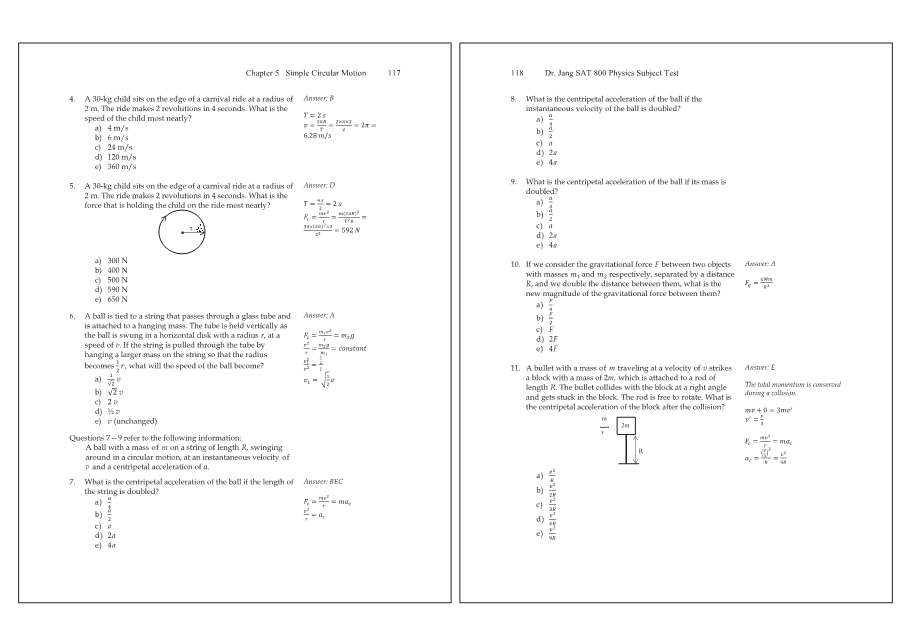 Dr.jang's SAT 800 Physics