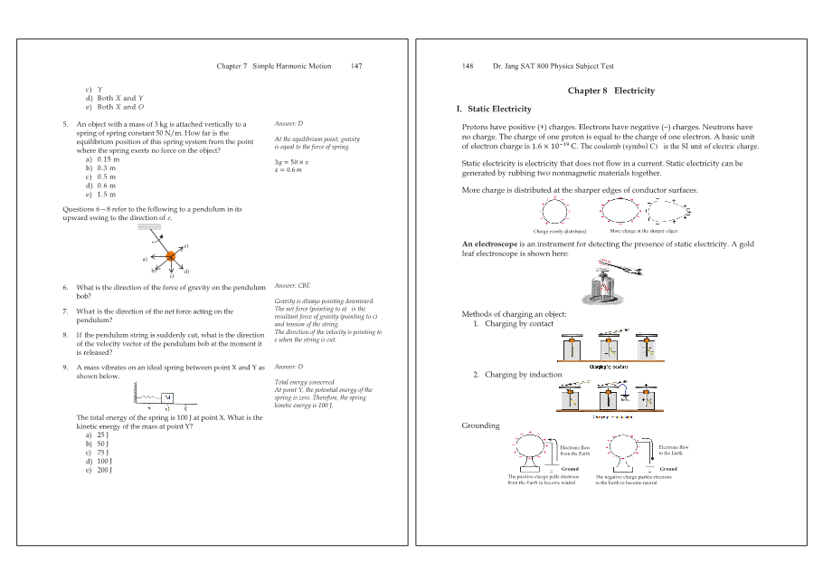 Dr.jang's SAT 800 Physics