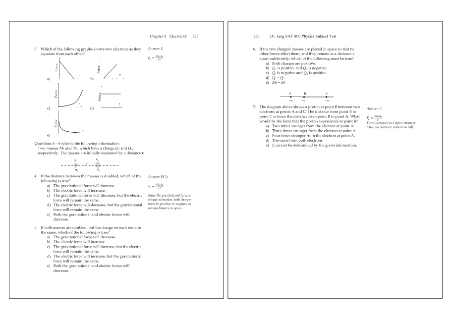 Dr.jang's SAT 800 Physics